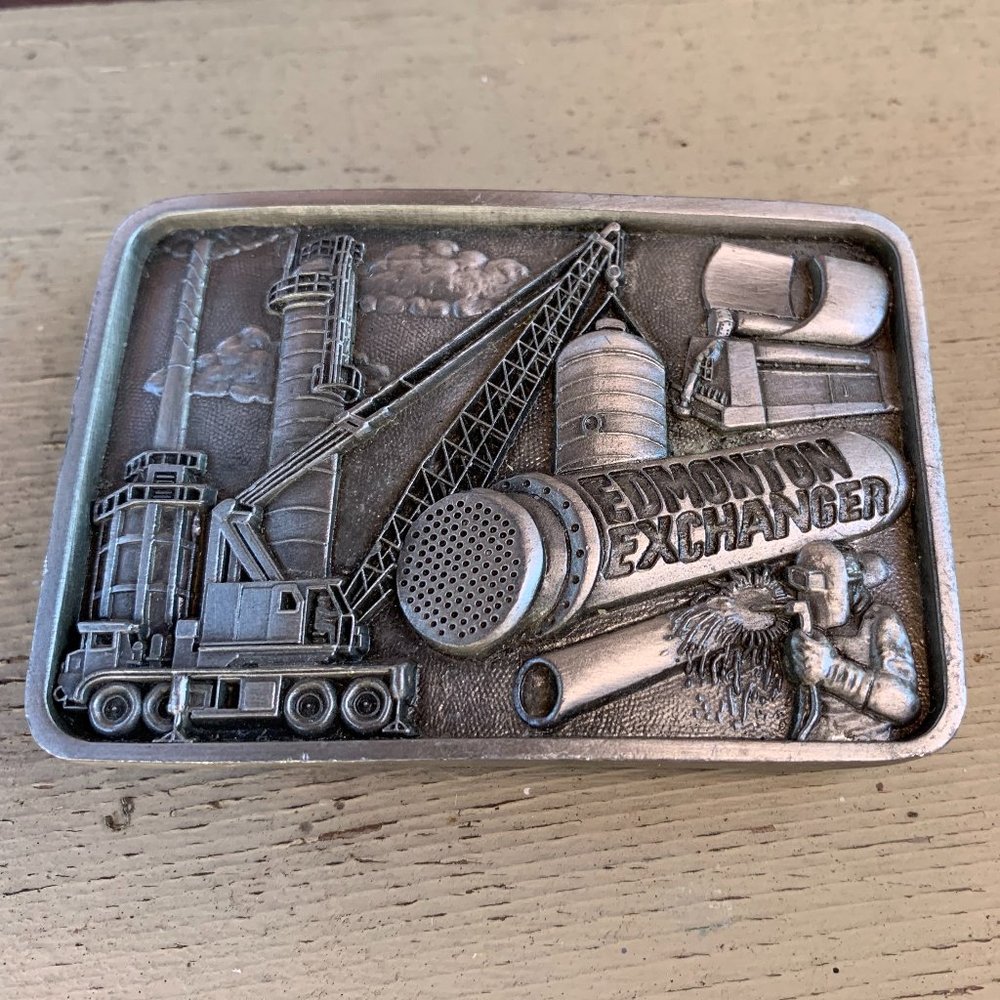 RARE Vintage Nelaine Advertising Ltd. Belt Buckle